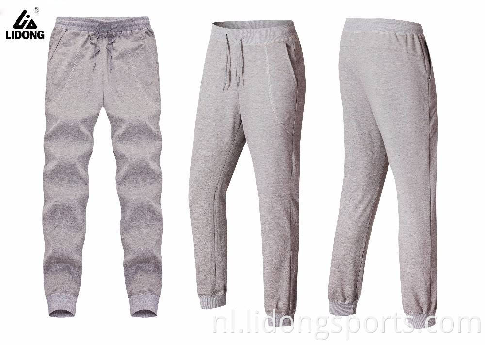 Groothandel aangepaste baan broek Blanco Mens Jogger Pants zweetbroek